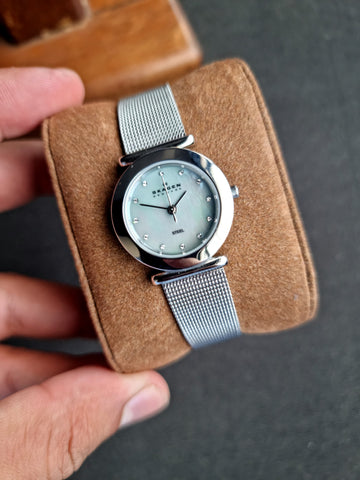 Skagen 26mm Dial Mesh Chain Quartz Watch